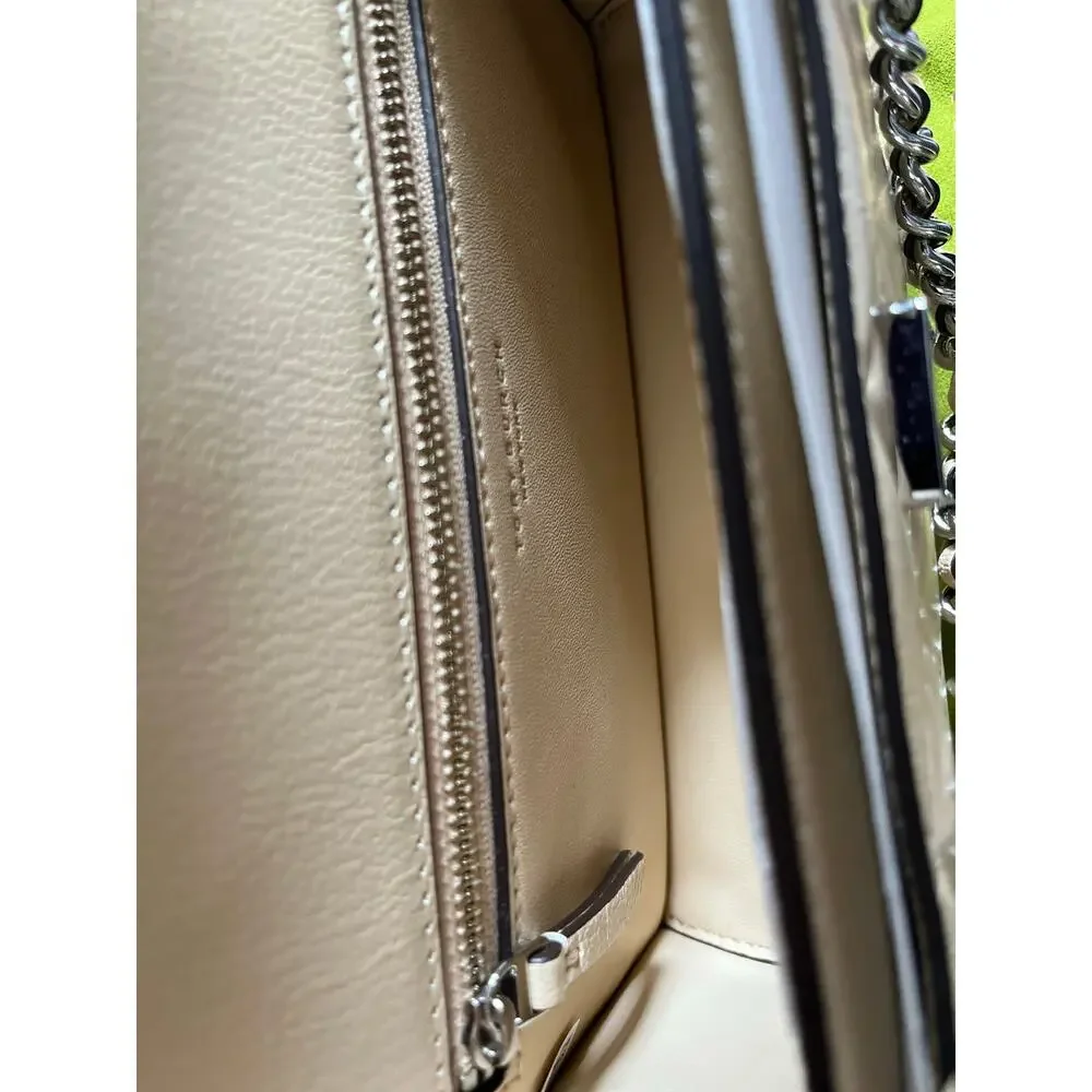 Tory Burch  Small Fleming Polished Grain Leather Shoulder Bag
